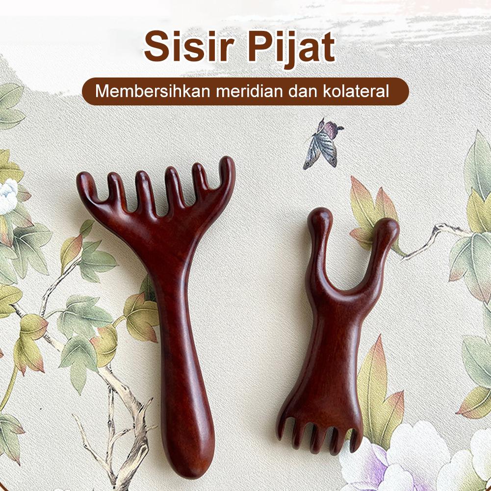 Detangling Wide Comb - Kopf Pflege Kamm Meridian Massage Kamm