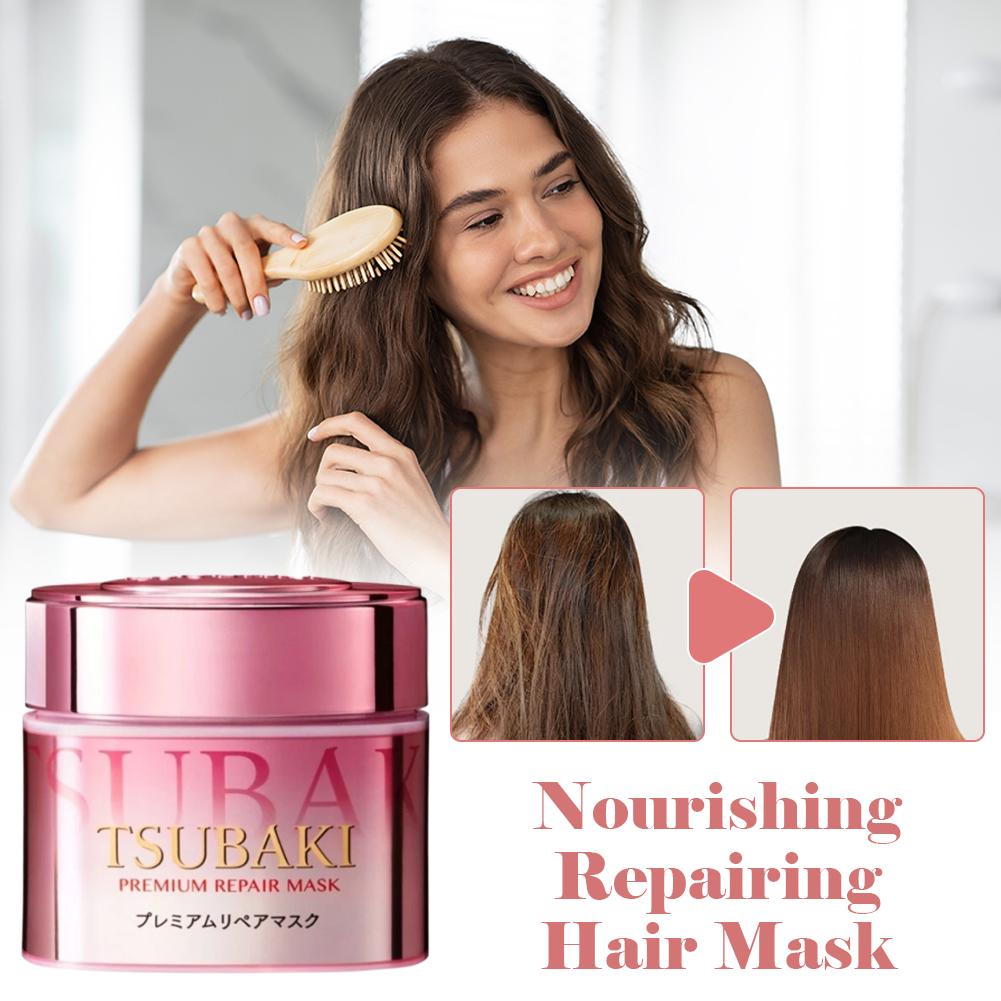 Hair Care Tsubaki - TSUBAKI Premium Reparatur-Haarmaske, tiefenwirksam nährend, gegen