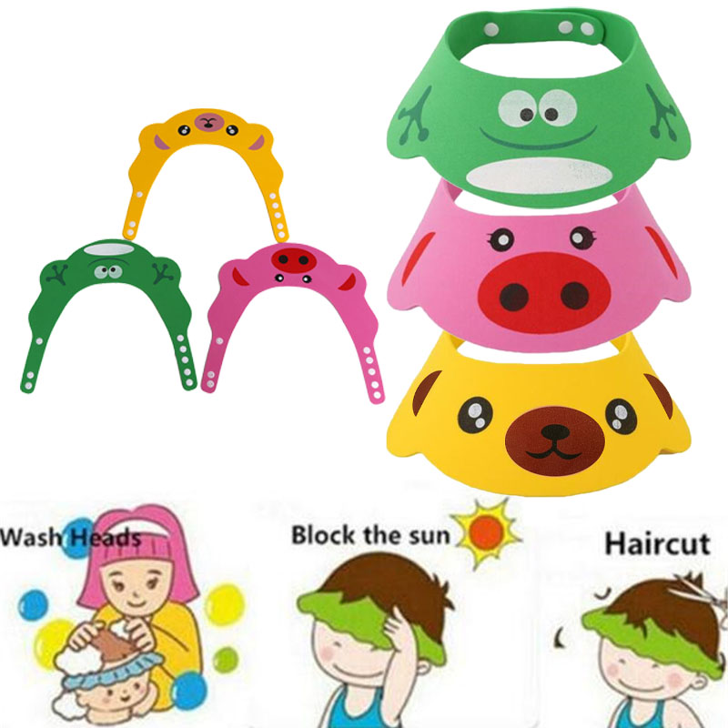 Hair Care Baby - Einstellbare Baby Dusche Hut Kleinkind Kinder