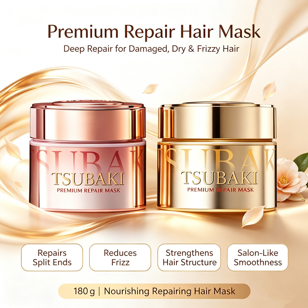 Hair Care Tsubaki - TSUBAKI Premium Repair Mask Repariert geschädigtes