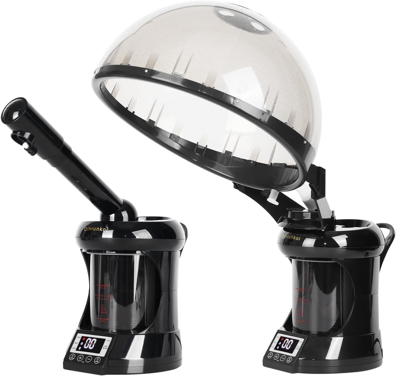 Hair Care Routine - 2-in-1 Ozon-Haardampfer und Gesichtsdampfer, Digitaler Timer