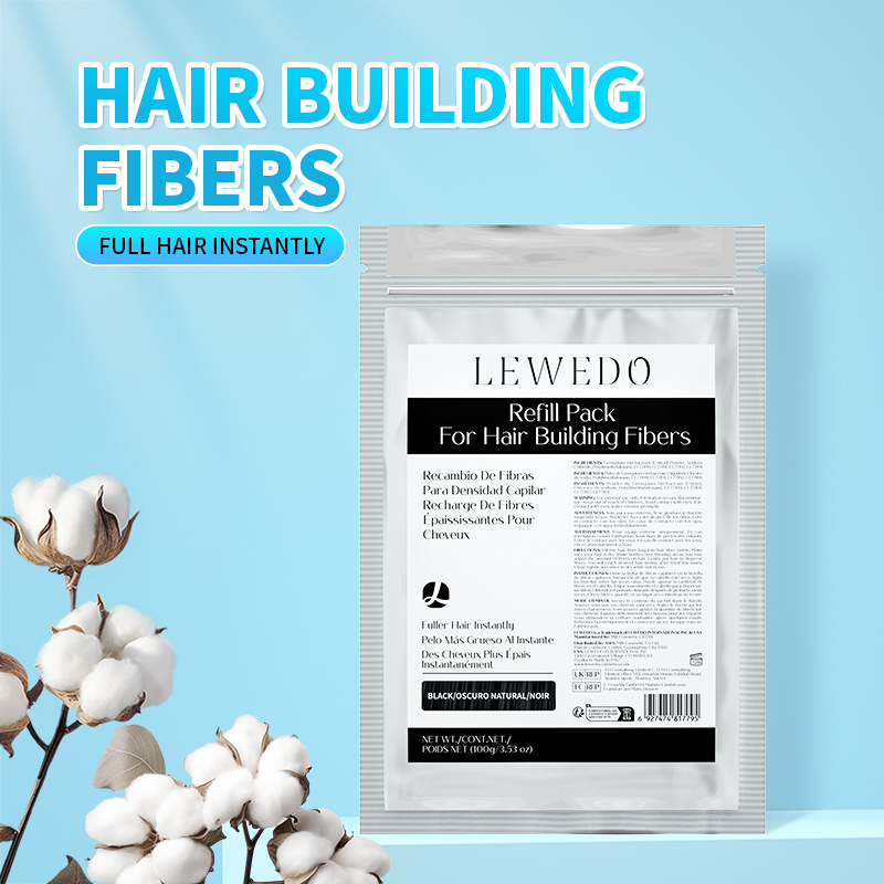 Hair Care With Protein - Haarfasern-Pulver 100g Sofortige Haarwuchs-Faser Nachfüllbeutel Haarausfall-Behandlung