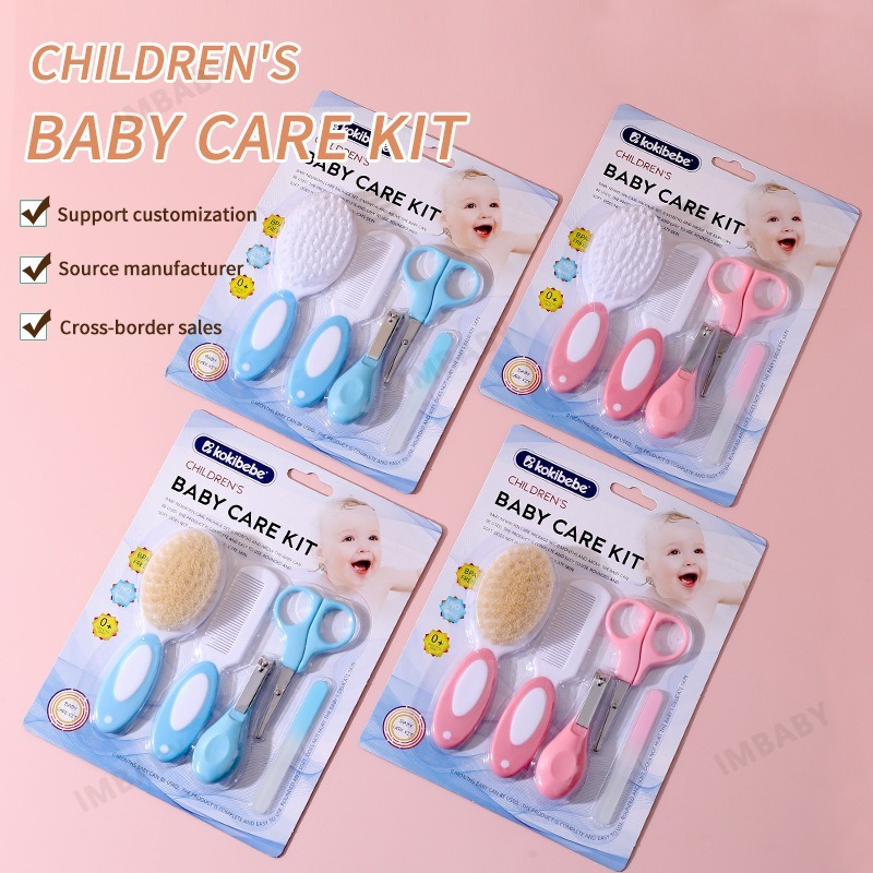 Hair Care Baby - IMBABY 5-teiliges Pflegeset für Neugeborene, sicherer