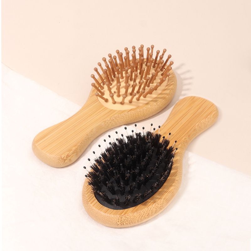 Bamboo Hair Brush - Bambus Mini Airbag Kamm Anti Statische