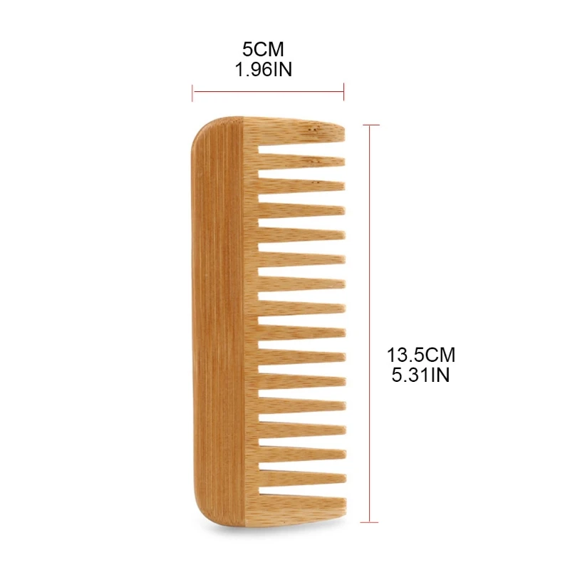 Breitzahnkamm aus natürlichem  – Bamboo Hair Brush Bewertung und Preis