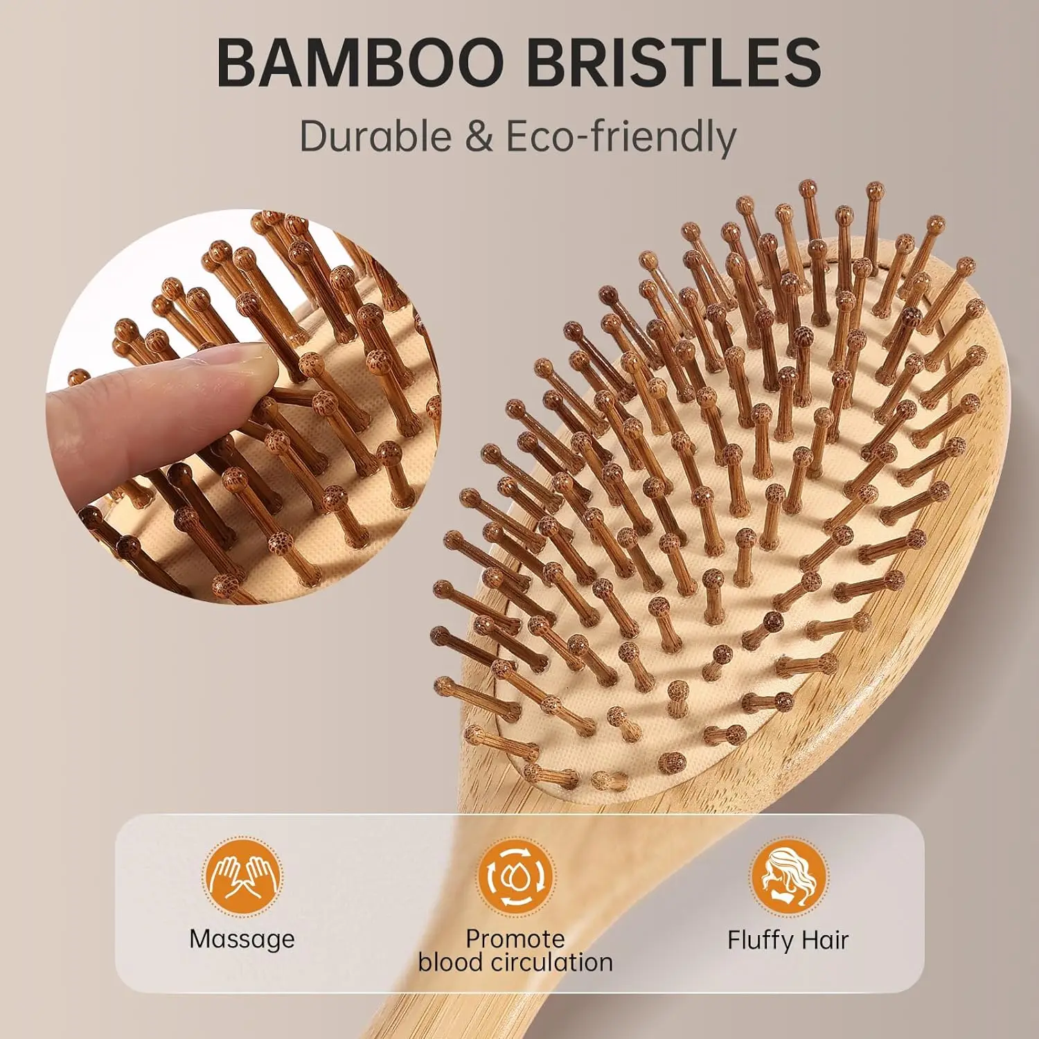 Natürliche Bambus-Paddelbürste – Bamboo Hair Brush Bewertung und Preis