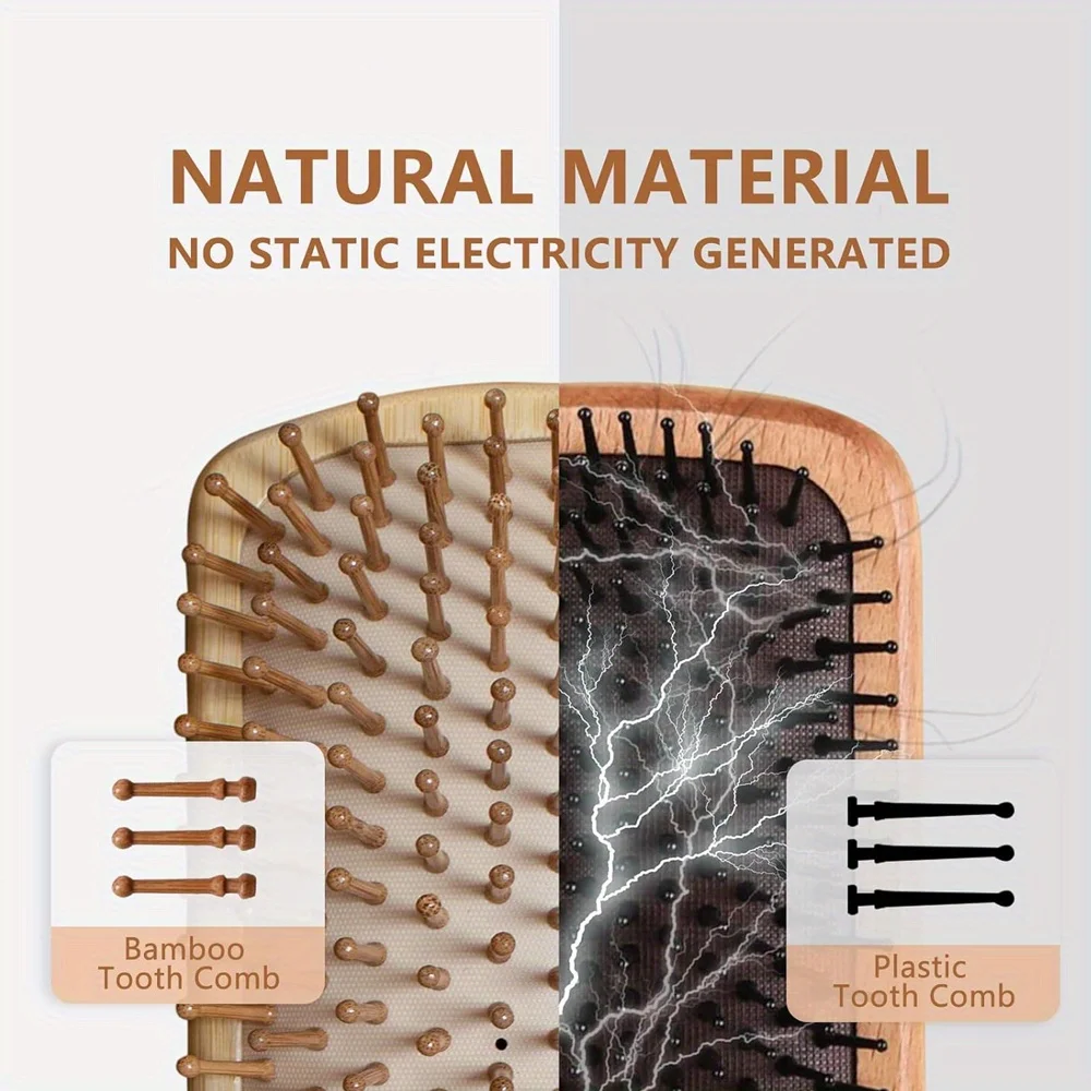 Natürliche Bambus-Paddelbürste – Bamboo Hair Brush Bewertung und Preis