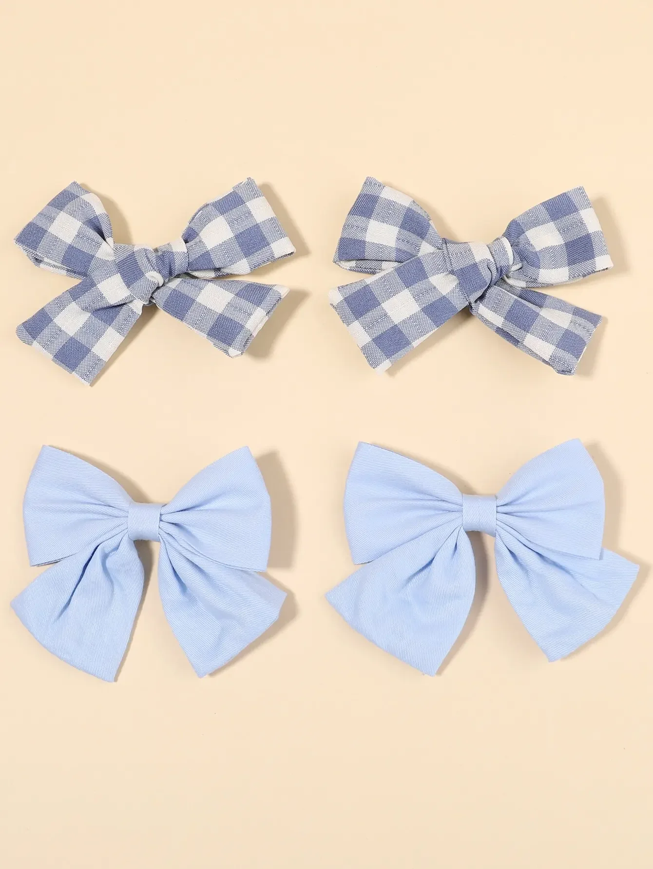 4 Teile/satz Nette Plaid Bogen – Hair Care Baby Bewertung und Preis