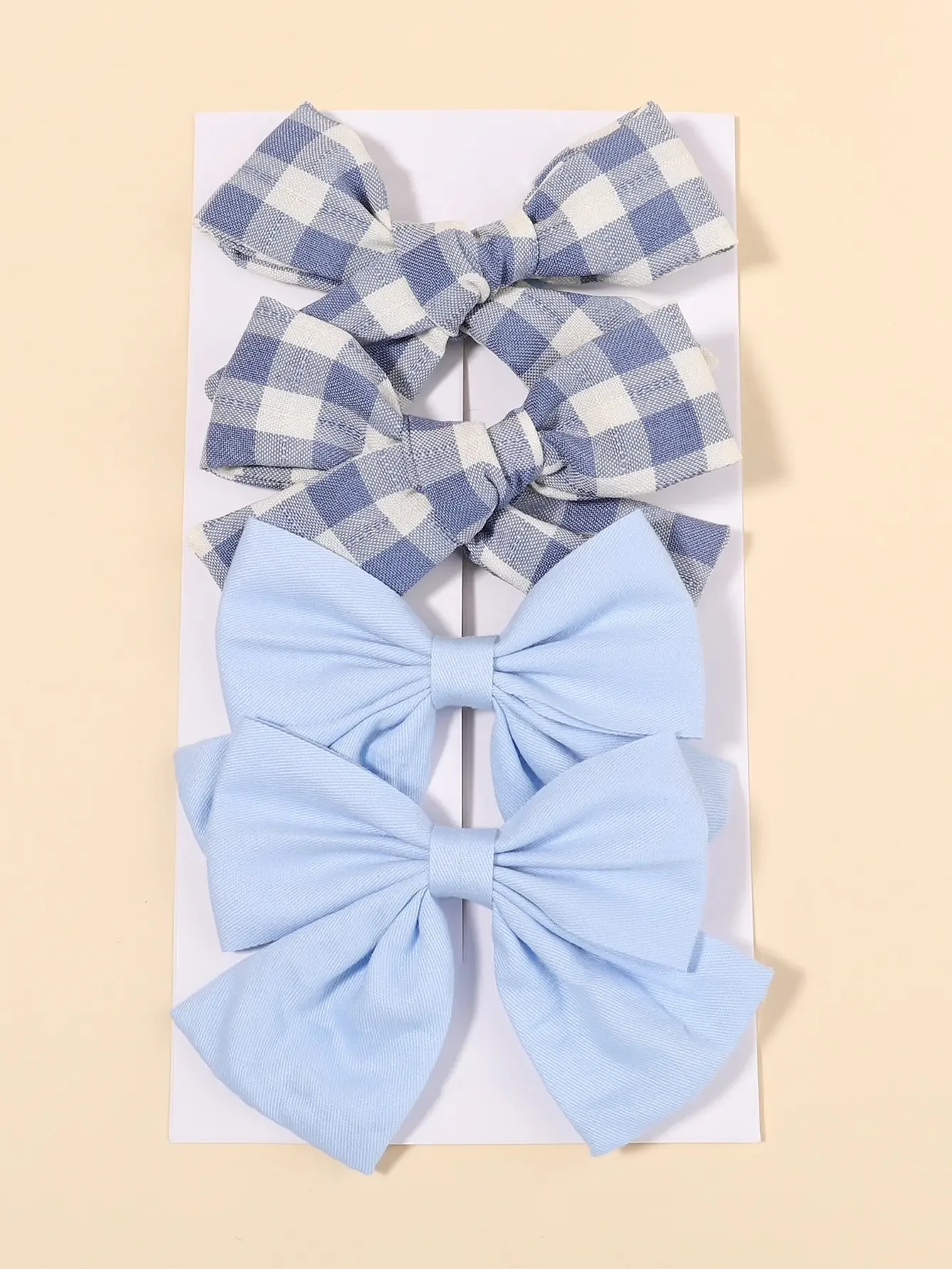 4 Teile/satz Nette Plaid Bogen – Hair Care Baby Bewertung und Preis