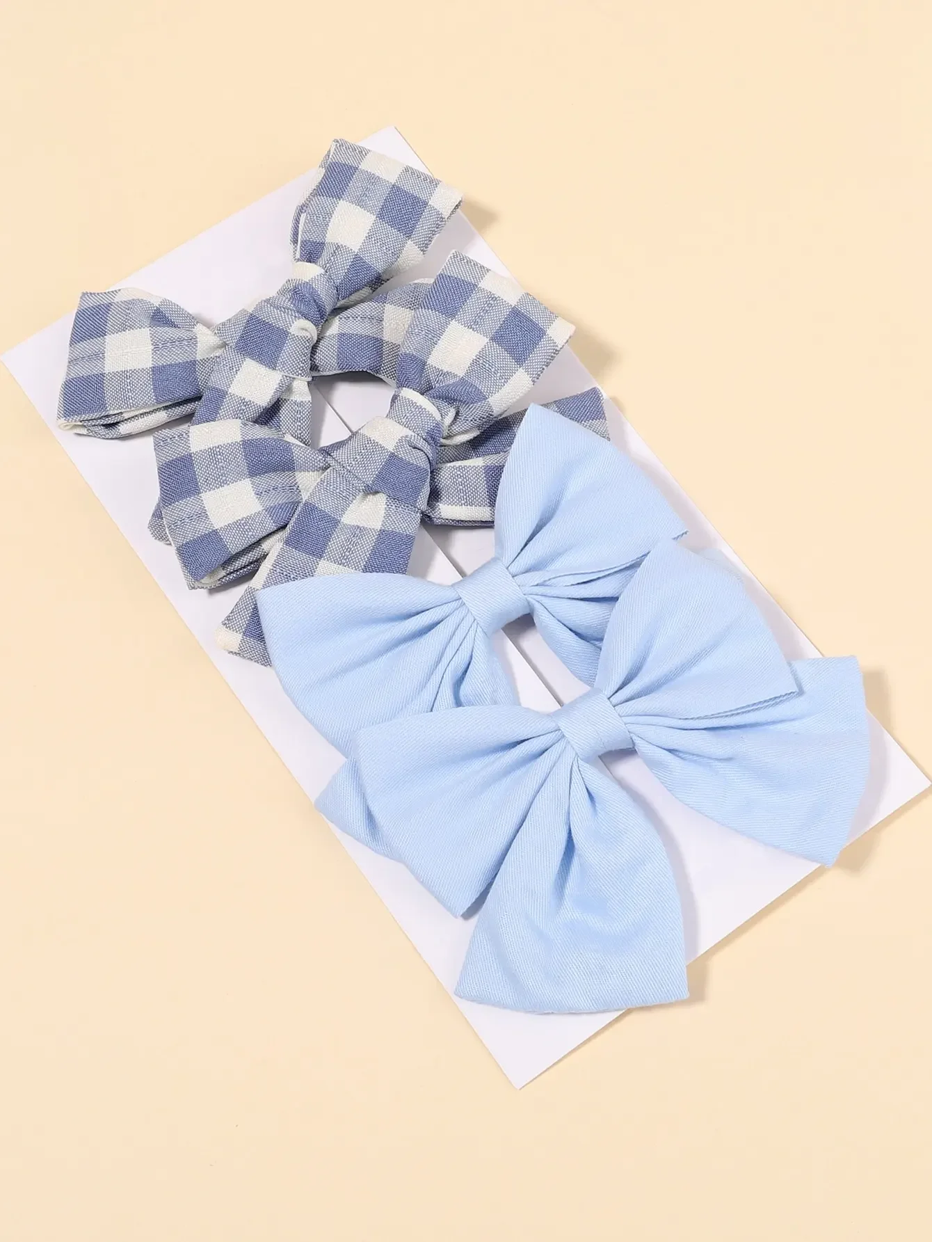 4 Teile/satz Nette Plaid Bogen – Hair Care Baby Bewertung und Preis