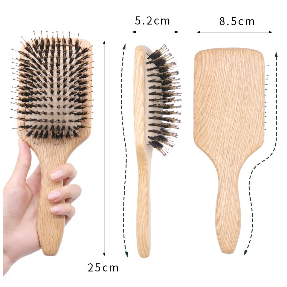 Haarbürste mit Wildschweinbors – Hair Care Routine Bewertung und Preis