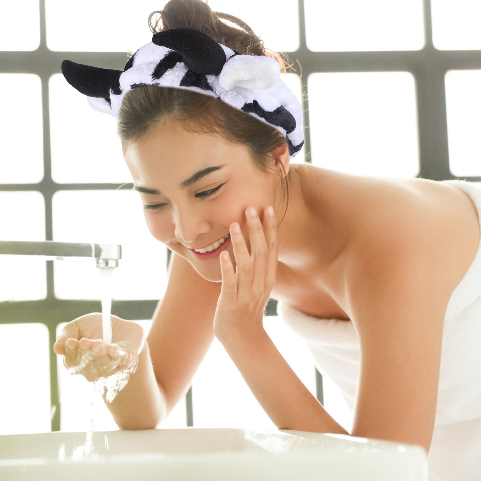 Entzückendes Stirnband mit Kuh – Hair Care Women Bewertung und Preis
