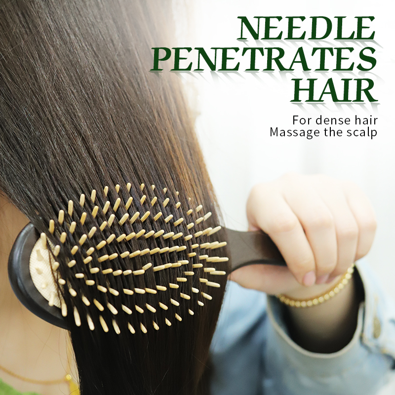 Schwarze Holz-Haarbürste für F – Detangling Wide Comb Bewertung und Preis