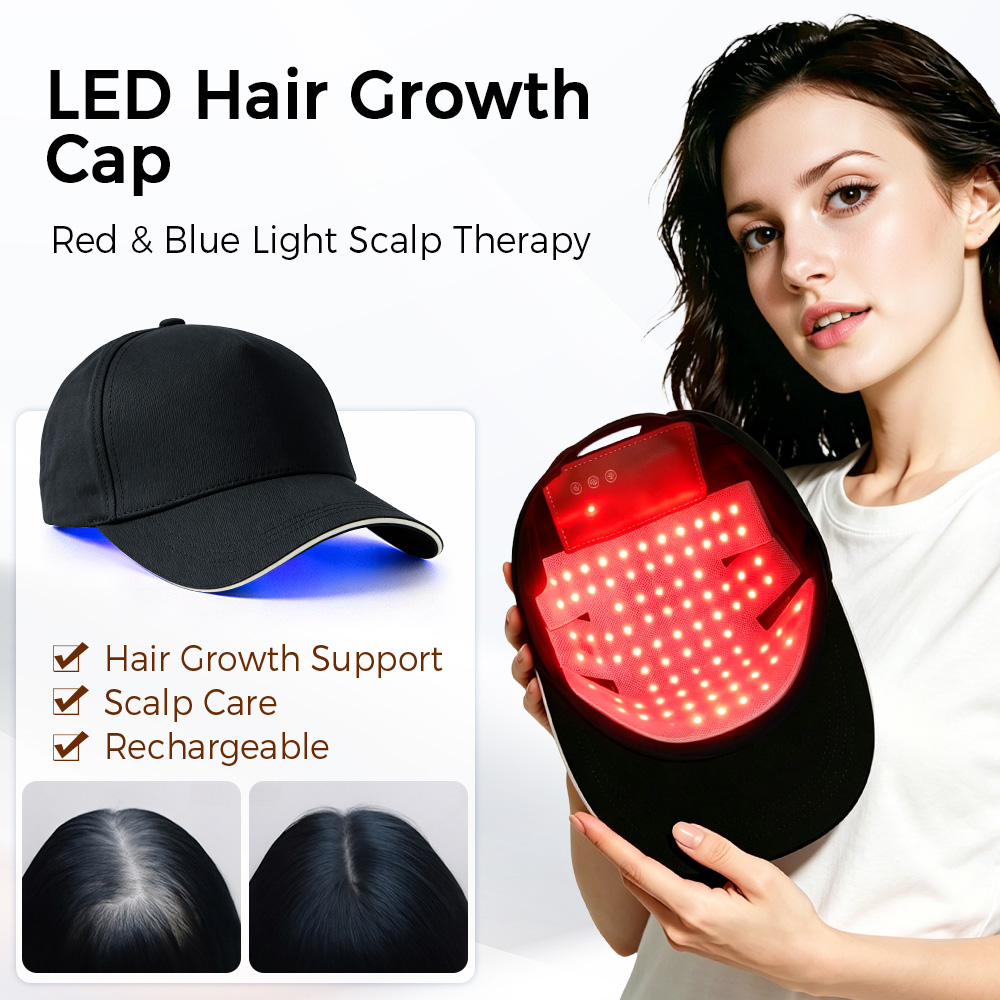 LED-Haarwuchskappe mit Rot-Bla – Hair Care With Protein Bewertung und Preis