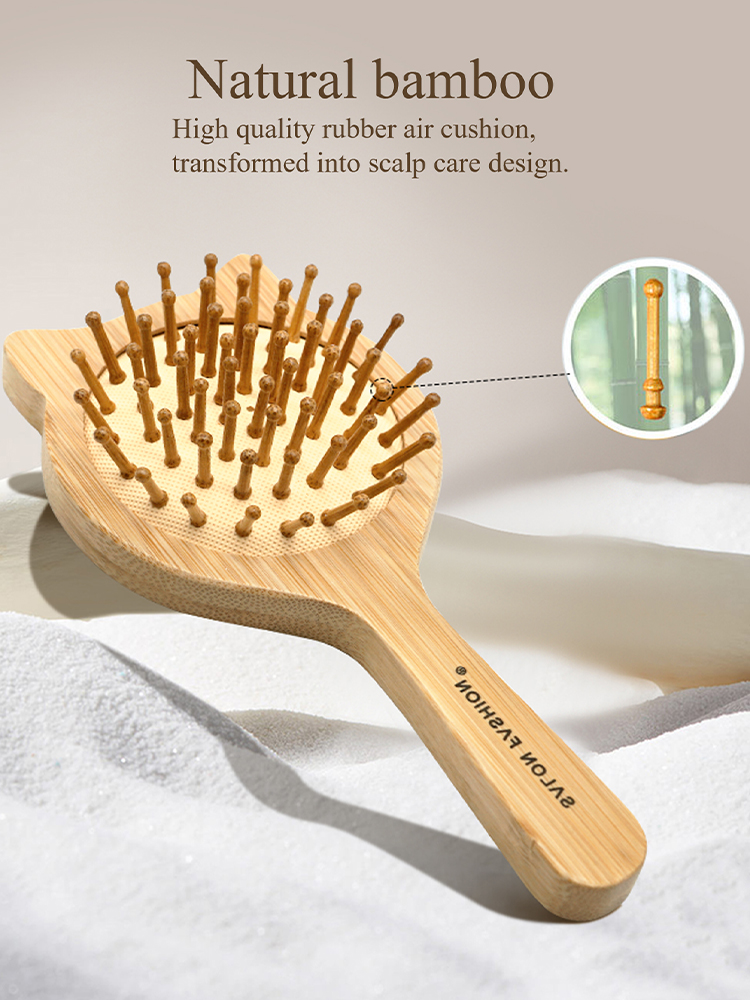 Nette Katze Holz Kamm Bambus M – Bamboo Hair Brush Bewertung und Preis